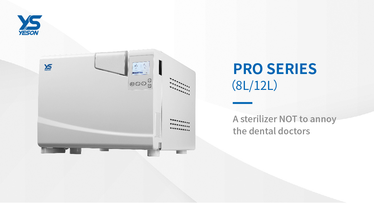 St&eacute;rilisateur autoclave YESON Pro-Series 8L/12L classe B